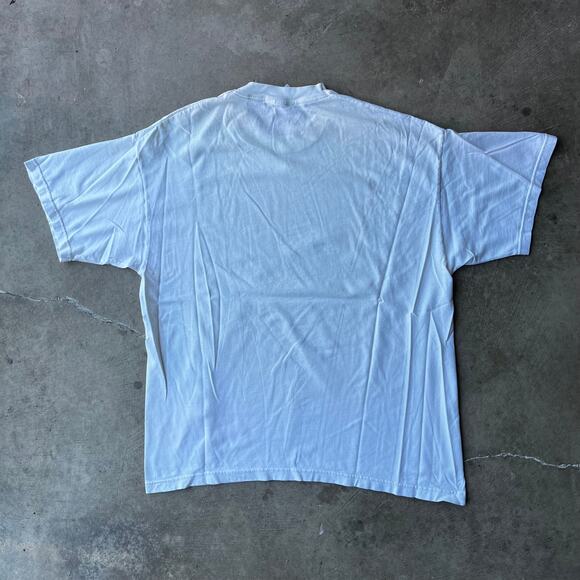 VINTAGE PABLO PICASSO DOVE OF PEACE BIRD ART TEE WHITE SHIRT MENS XL SUCCESSION - Picture 2 of 5